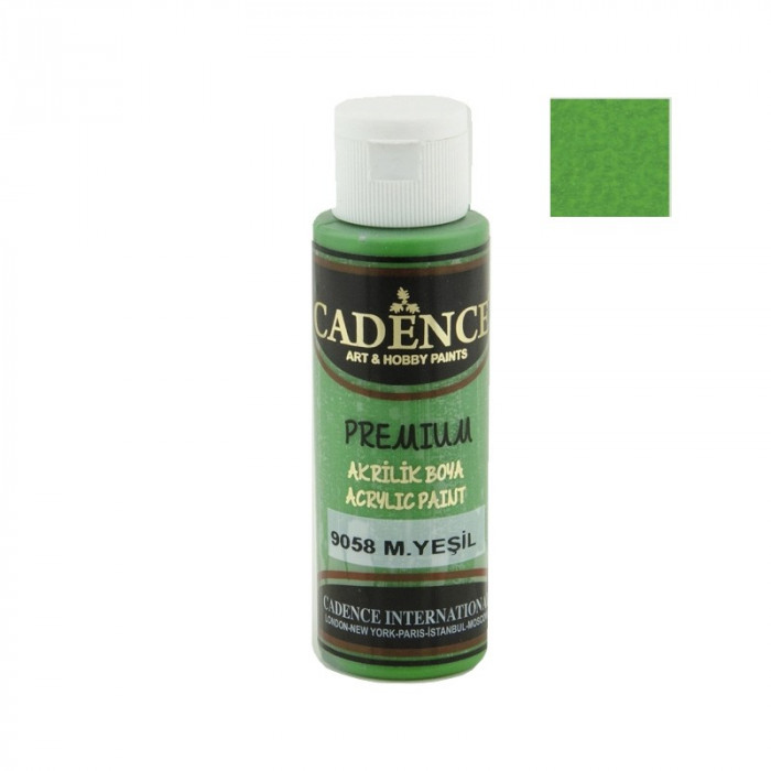 Pintura ACRÍLICA PREMIUM Verde Místico de Cadence 70ml