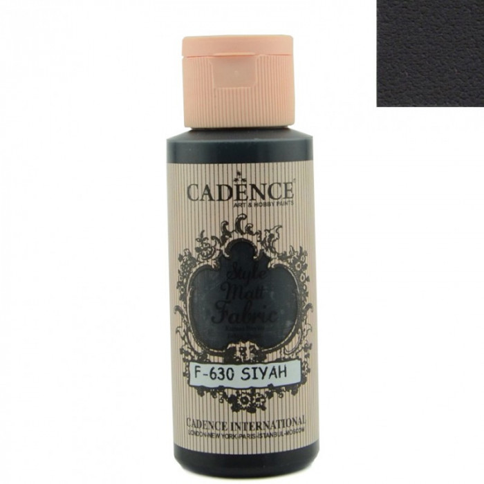 Pintura Textil STYLE MATT FABRIC Negro 59ml
